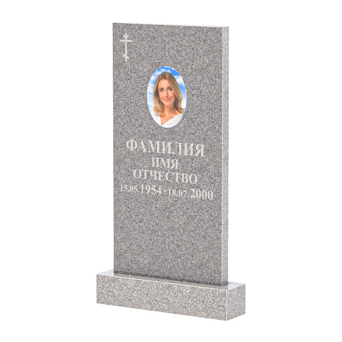 Памятники из цветного гранита в Рязани | Памятник из Сибирского гранита прямой