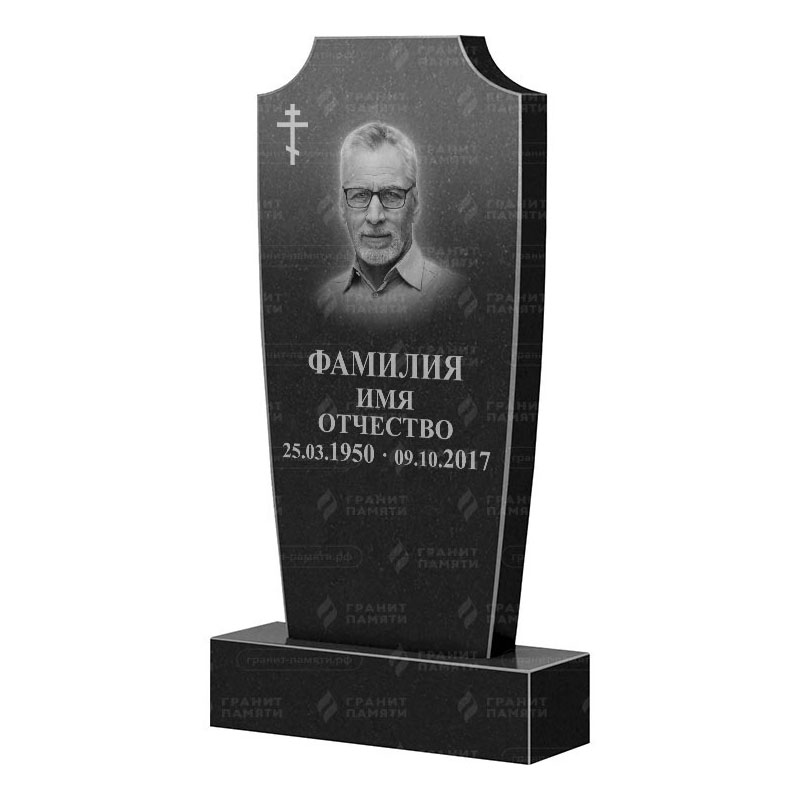Памятники из гранита вертикальные в Рязани | Гранитный памятник ФГ-010