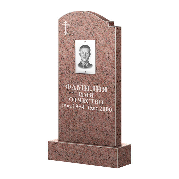 Гранитные памятники в Рязани | Памятник из гранита Розалия Pink ФГЦ-25