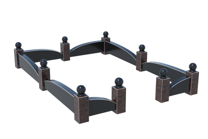 Цоколи на могилу в Рязани | Цоколь на могилу №0044