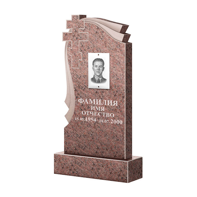 Гранитные памятники в Рязани | Памятник из гранита Розалия Pink ФГЦ-081