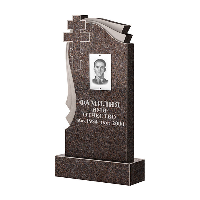 Гранитные памятники в Рязани | Памятник из гранита Карел Brown ФГЦ-081