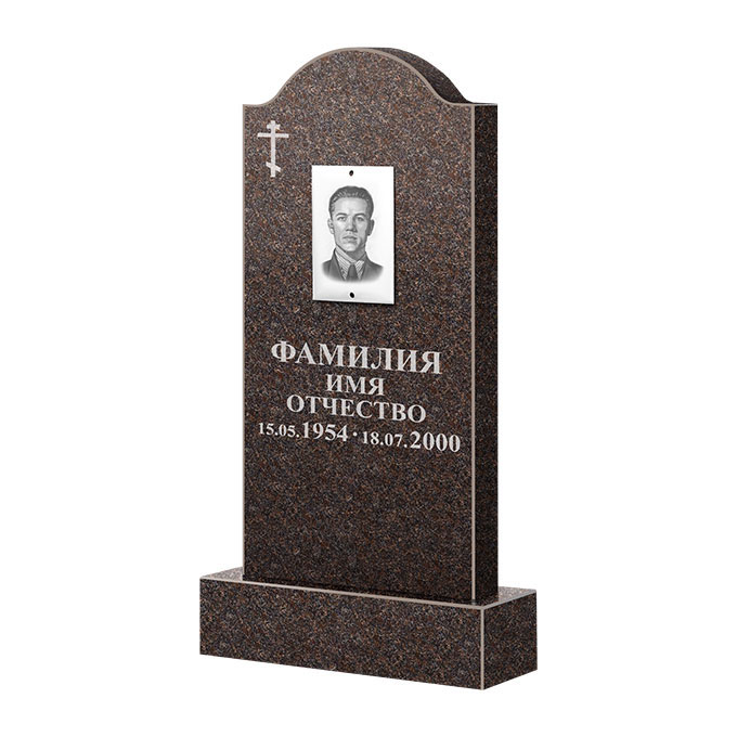 Памятники из цветного гранита в Рязани | Памятник из гранита Карел Brown ФГЦ-012