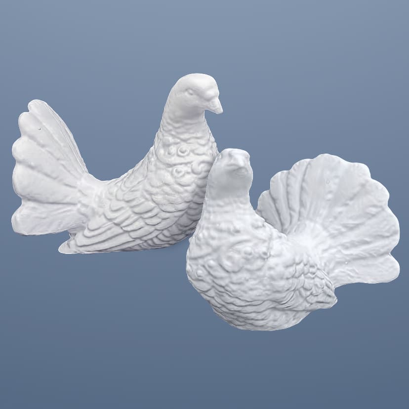 Скульптуры из искусственного мрамора в Рязани | Голубь пара