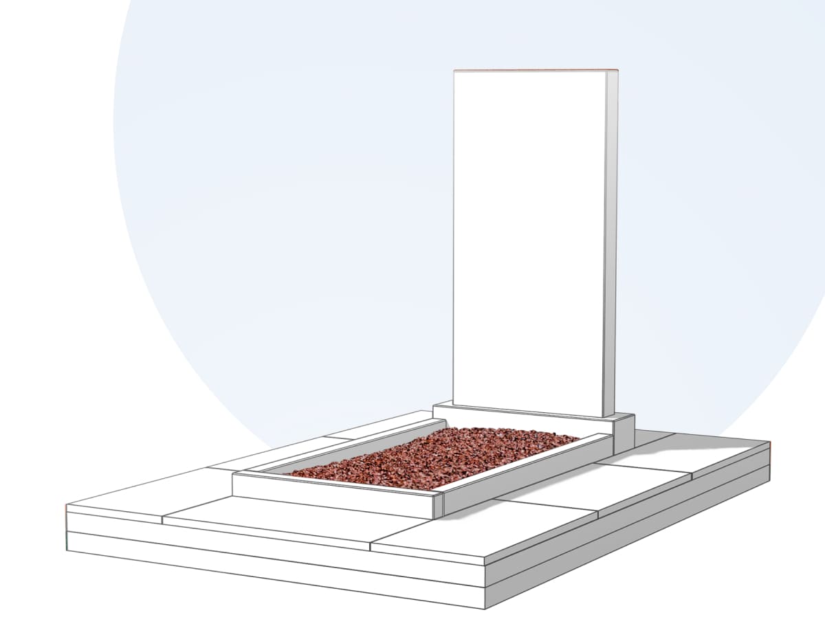 Засыпка цветника камушками в Рязани