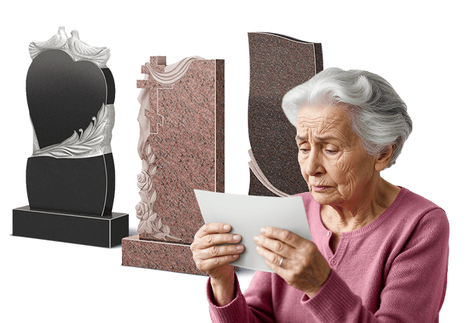 Скидка пенсионерам до 10% на гранитные памятники