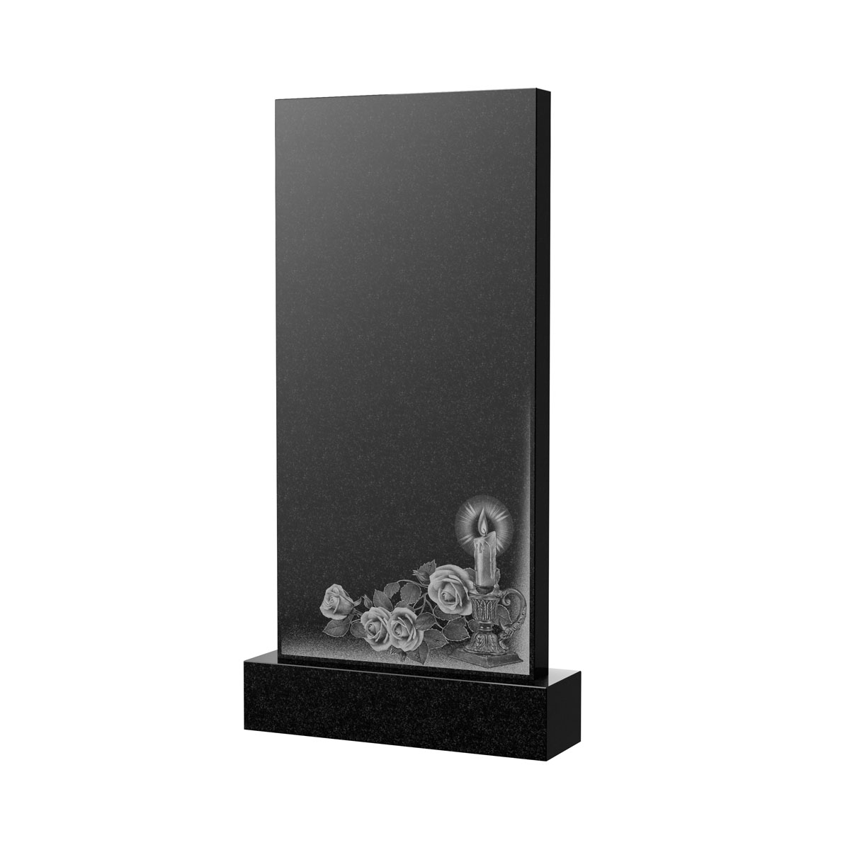 Гравировка на памятник в Рязани | Художественное оформление на гранитную стелу, рисунок ВХО-050