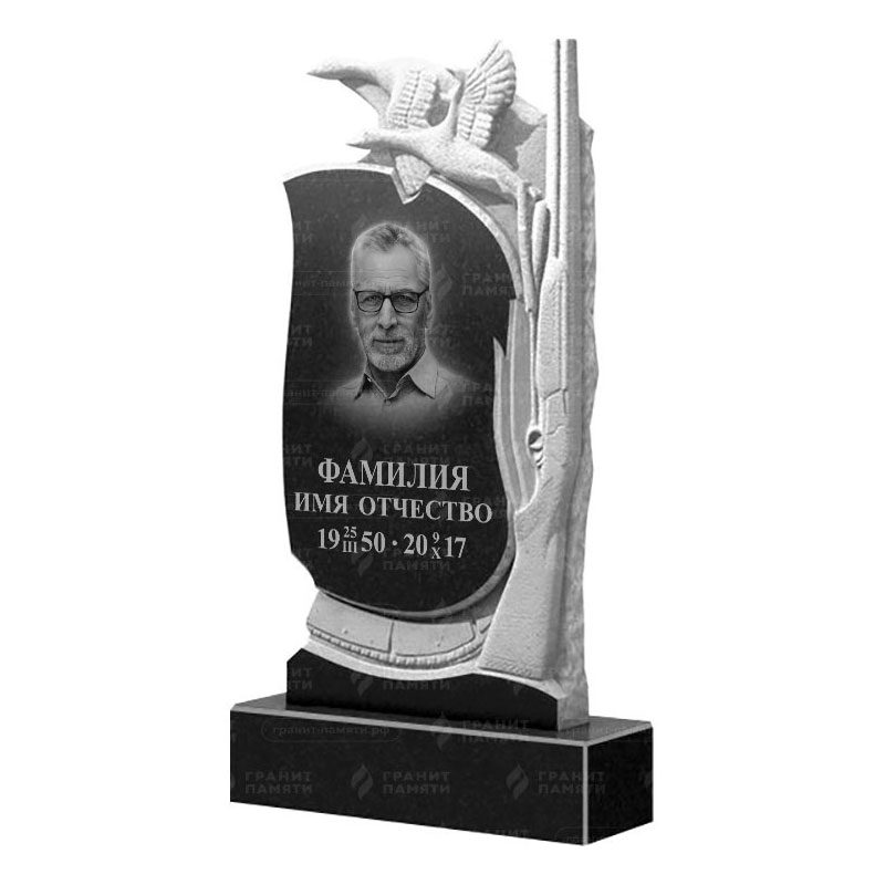 Памятники из гранита резные в Рязани | Гранитный памятник ФГ-122