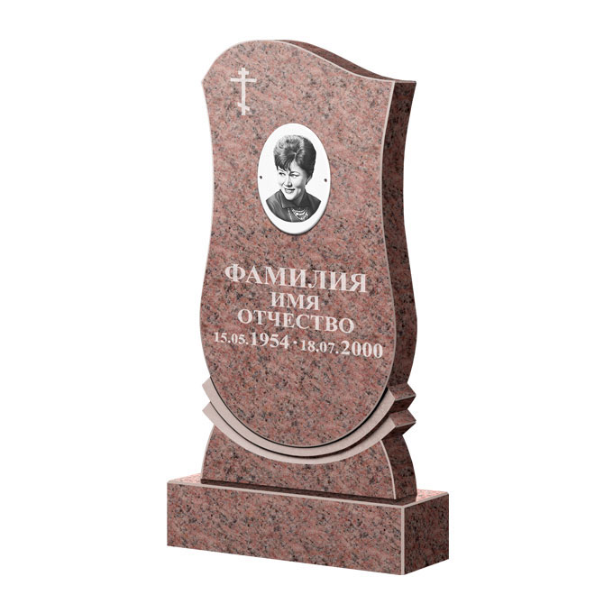 Гранитные памятники в Рязани | Памятник из гранита Розалия Pink ФГЦ-056