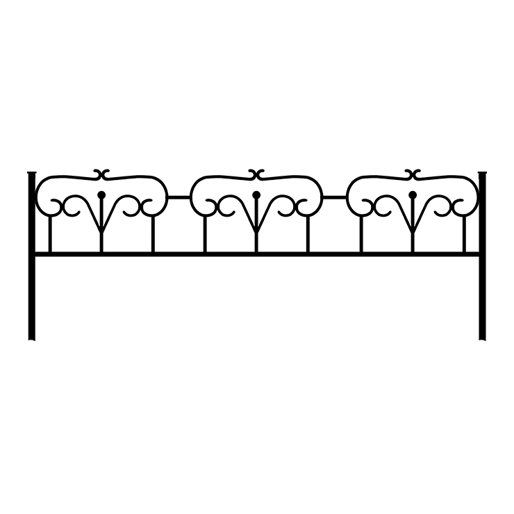 Металлические оградки, столы, скамейки в Рязани | Оградка №2