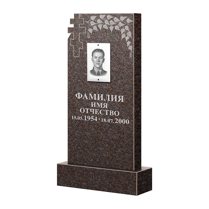 Гранитные памятники в Рязани | Памятник из гранита Карел Brown ФГЦ-202