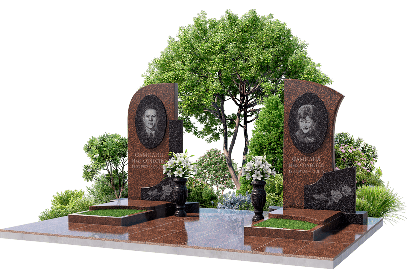 Уход и озеленение мест захоронений в Рязани