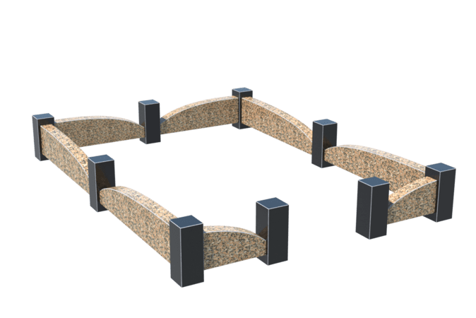 Цоколи на могилу в Рязани | Цоколь на могилу №0046