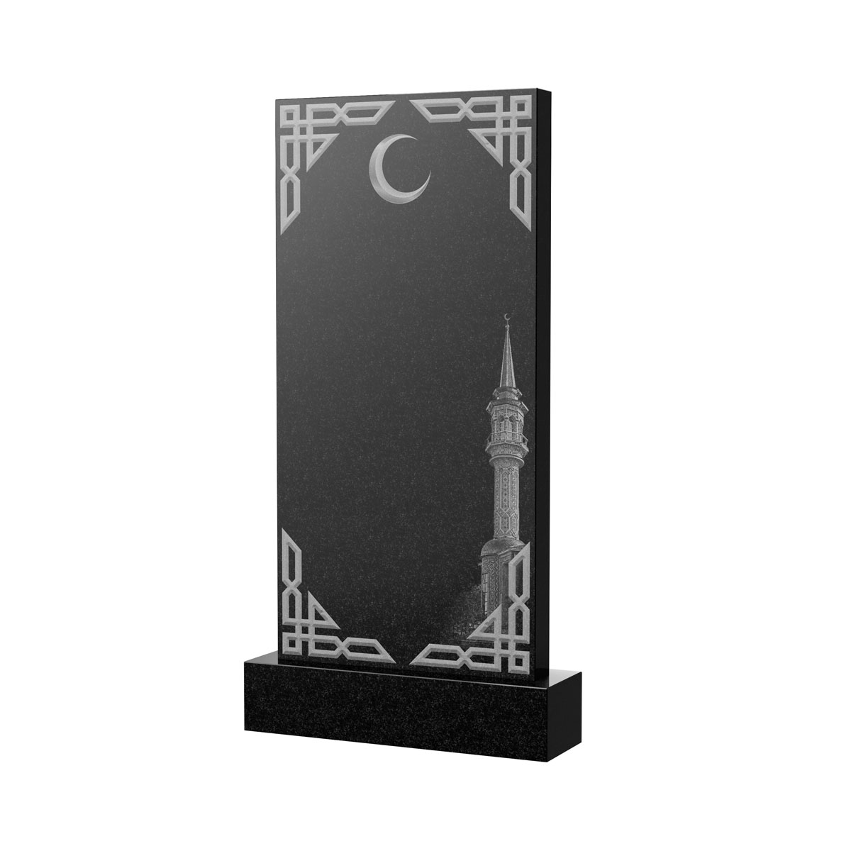 Гравировка на памятник в Рязани | Художественное оформление на гранитную стелу, рисунок ВХО-040