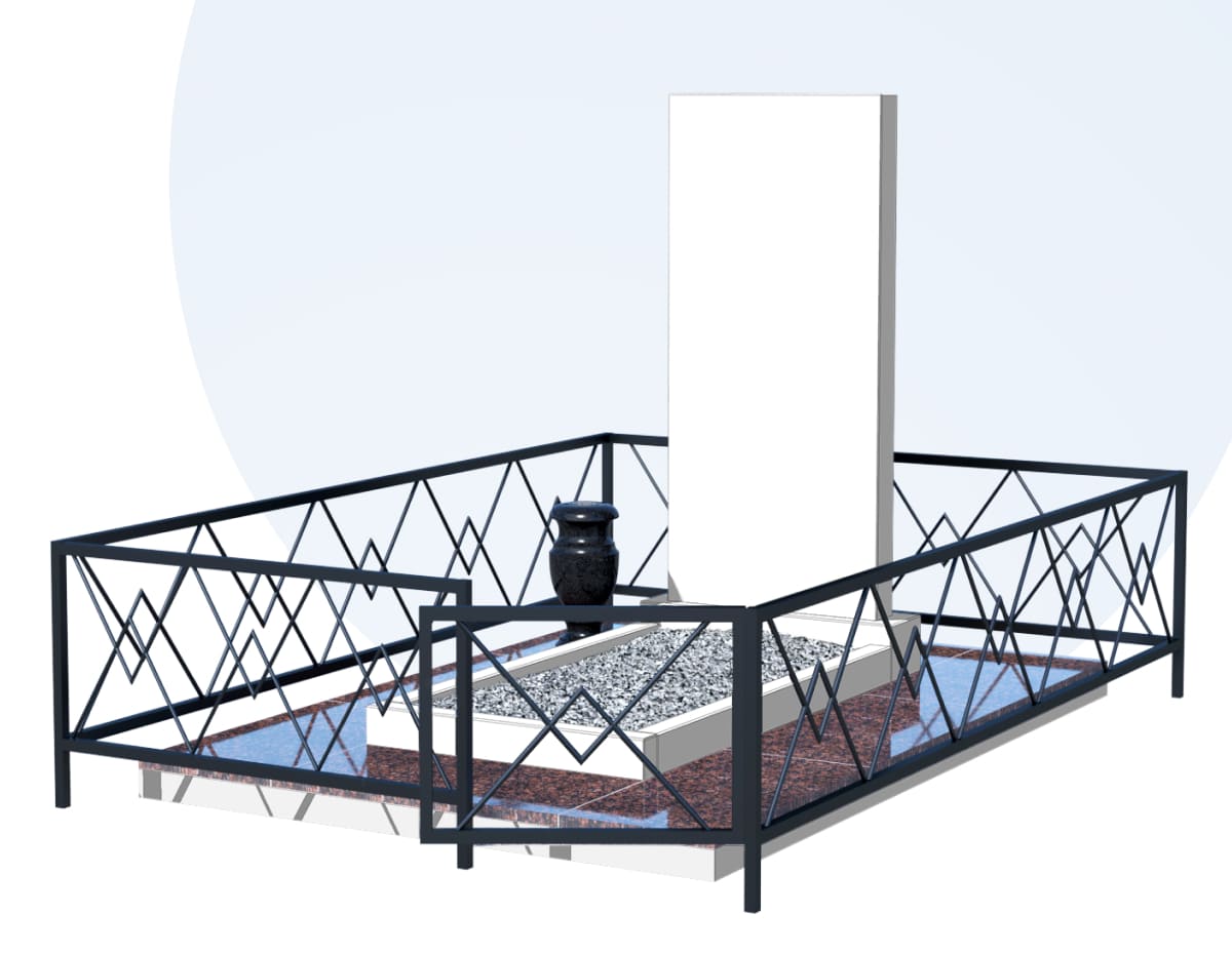 Благоустройство захоронения в Рязани
