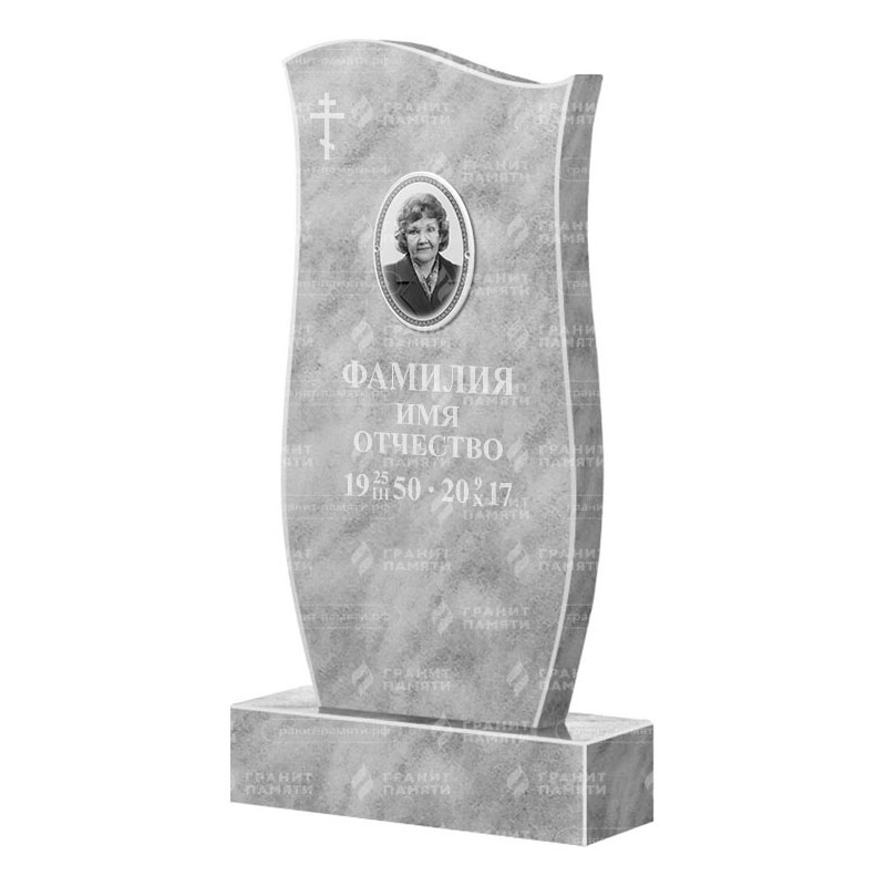 Бюджетные памятники в Рязани | Мраморный памятник ФМ-033