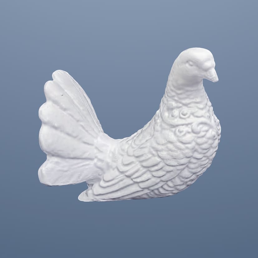 Скульптуры из искусственного мрамора в Рязани | Голубь право