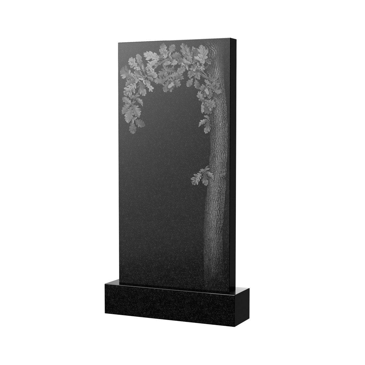 Гравировка на памятник в Рязани | Художественное оформление на гранитную стелу, рисунок ВХО-053