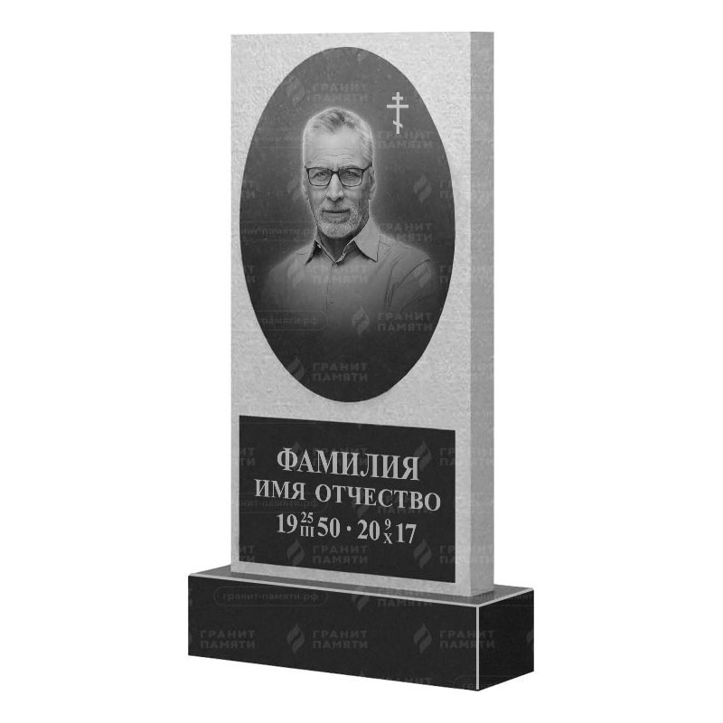 Памятники из гранита вертикальные в Рязани | Гранитный памятник ФГ-166