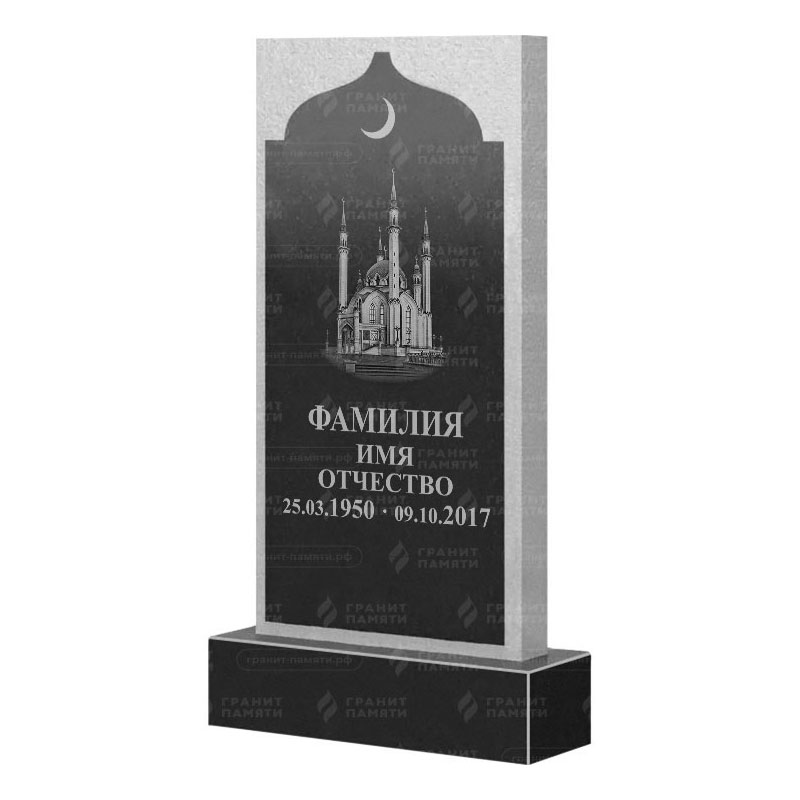 Мусульманские памятники на могилу в Рязани | Гранитный памятник ФГ-167