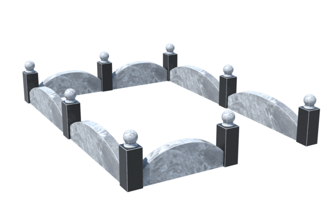 Цоколи на могилу в Рязани | Цоколь на могилу №0003