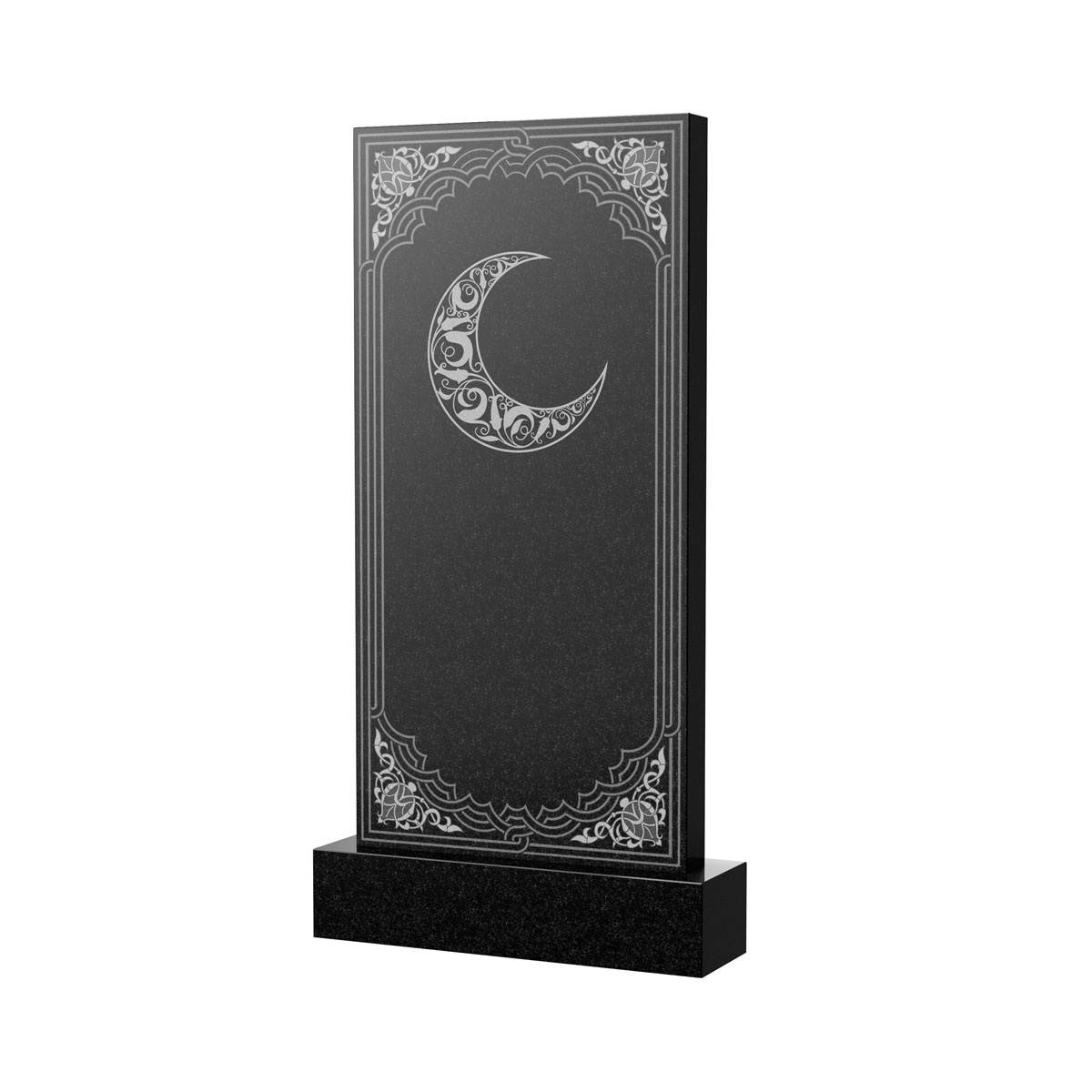 Гравировка на памятник в Рязани | Художественное оформление на гранитную стелу, рисунок ВХО-041