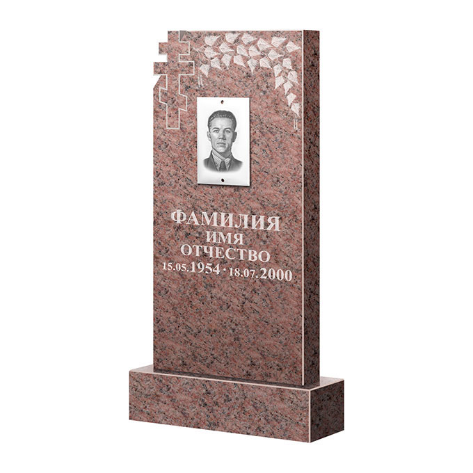 Гранитные памятники в Рязани | Памятник из гранита Розалия Pink ФГЦ-202