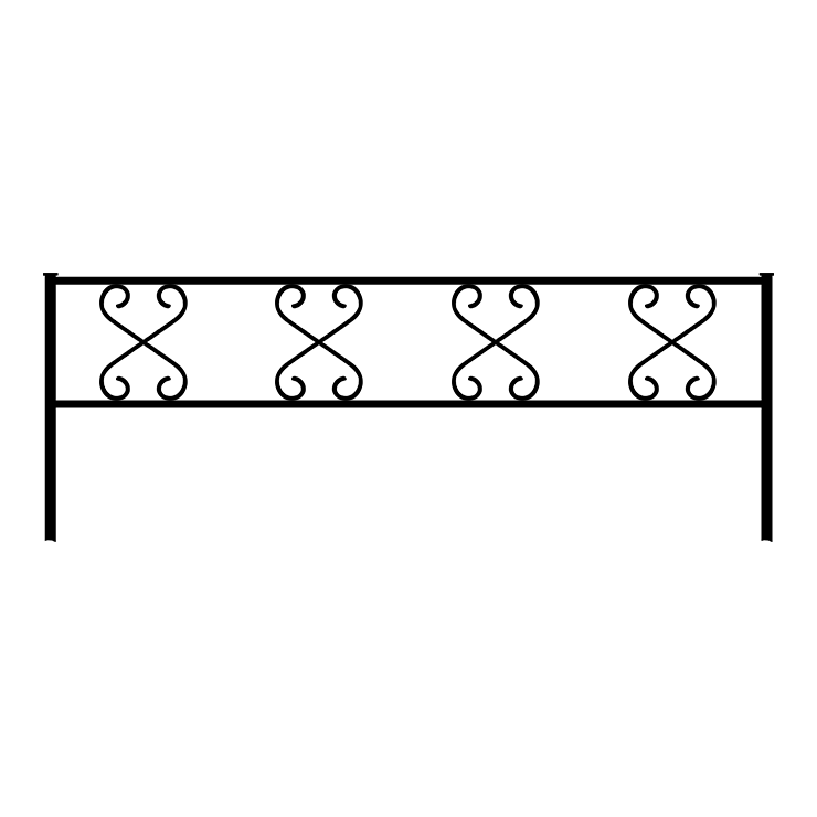 Металлические оградки, столы, скамейки в Рязани | Оградка №1