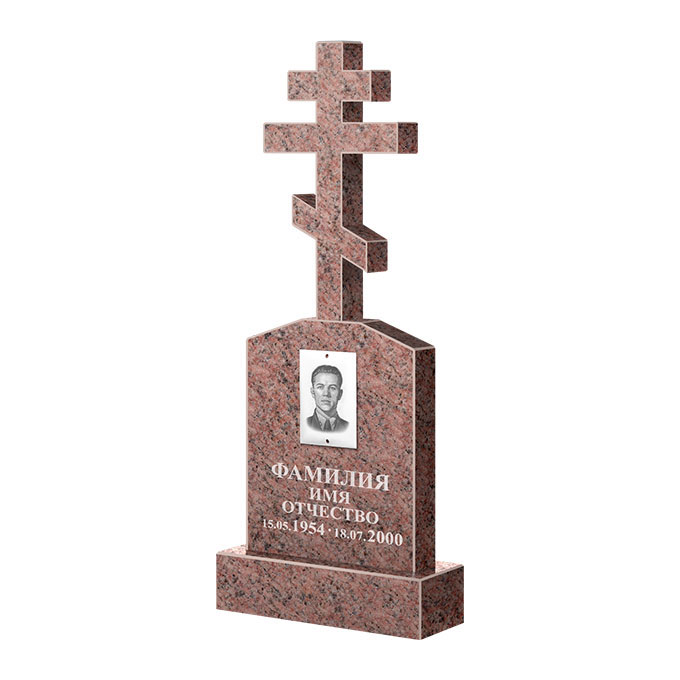 Гранитные памятники в Рязани | Памятник из гранита Розалия Pink ФГЦ-099