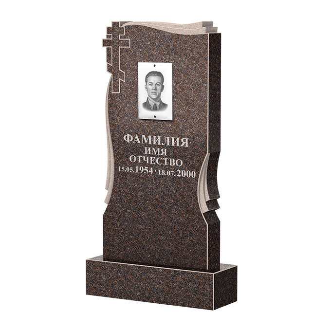 Гранитные памятники в Рязани | Памятник из гранита Карел Brown ФГЦ-185