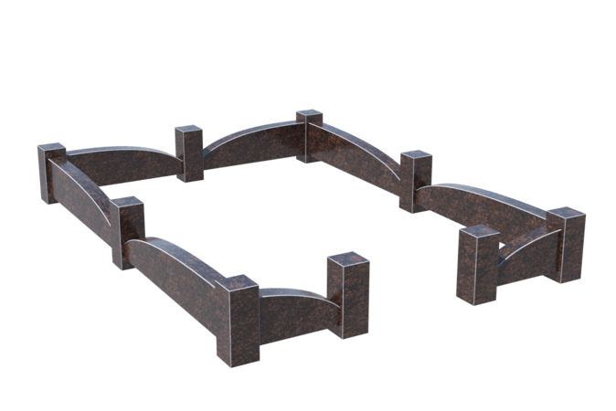 Цоколи на могилу в Рязани | Цоколь на могилу №0043