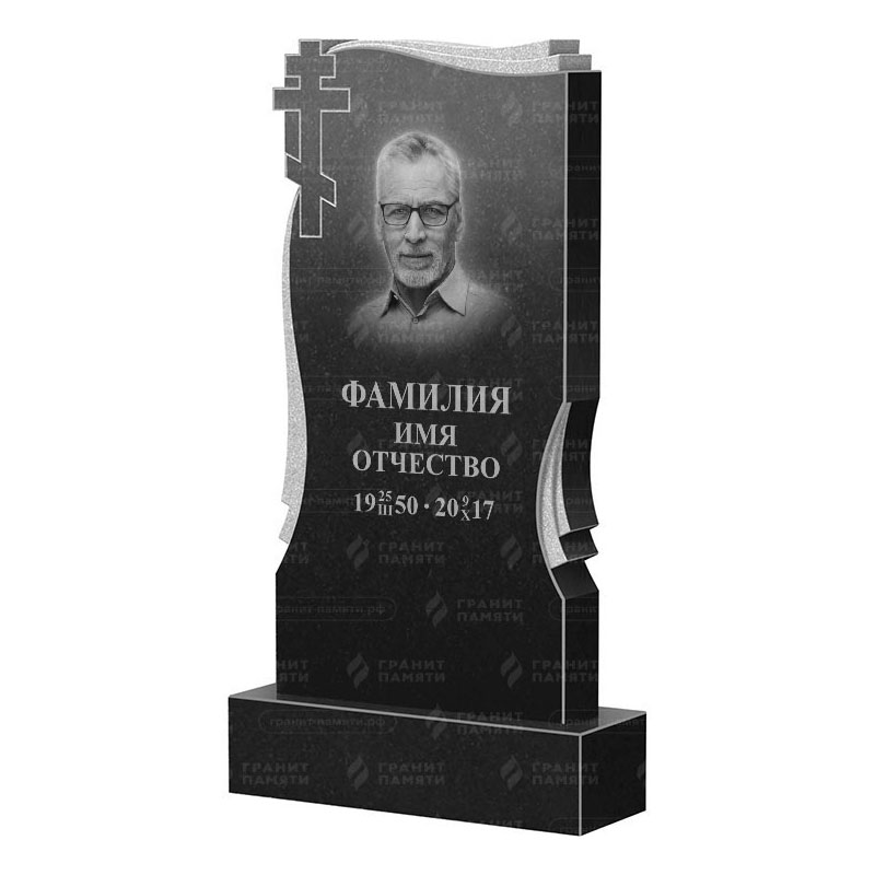 Памятники из гранита вертикальные в Рязани | Гранитный памятник ФГ-185